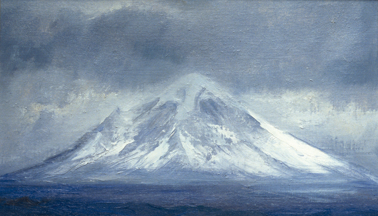 Popocatépetl, óleo sobre lino.